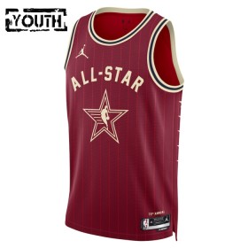 Camiseta Niños NBA All-Star 2024 Western Conference LeBron James Rojo Swingman